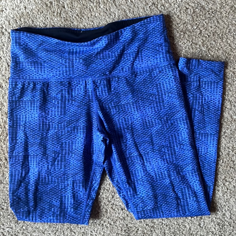 Blue Medium Leggings Tuff Athletics
